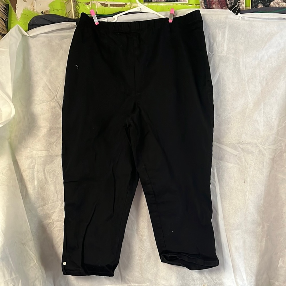 LA blues crop pants size 22/24 black